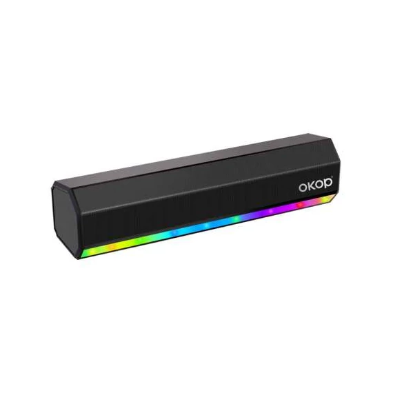 OKOP KP-557 Bluetooth hangszóró, 10W, USB, TF, FM, TWS, BT, AUX és RGB